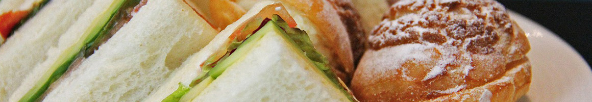 Eating American (New) Sandwich at Atlanta Bread Company restaurant in Woodstock, GA.